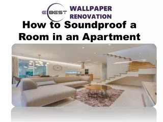How to Soundproof a Room in an Apartment