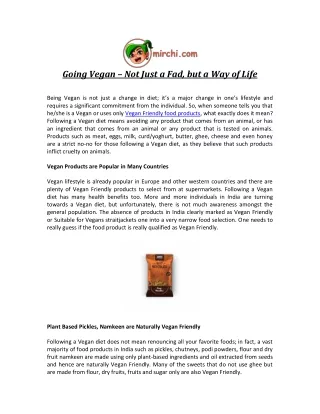 going vegan not just a fad but a way of life