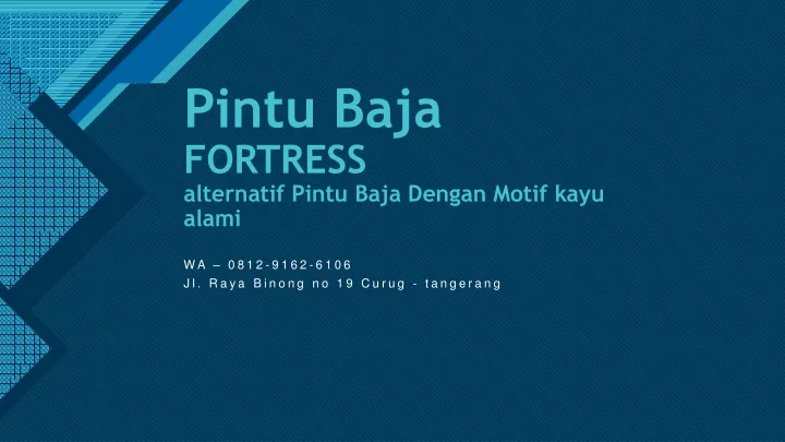 pintu baja fortress alternatif pintu baja dengan motif kayu alami