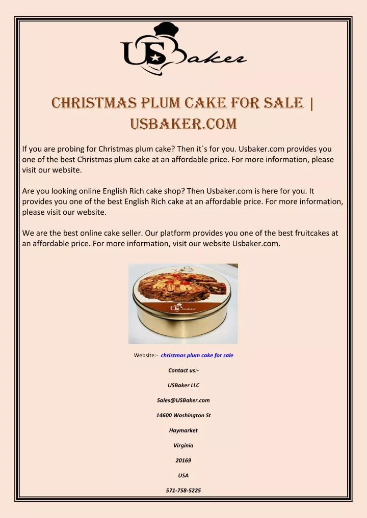 christmas plum cake for sale usbaker com