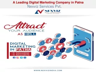 Digital Marketing Company in Patna at Nexviz Services Pvt. Ltd.
