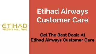 Etihad Airways Customer Care