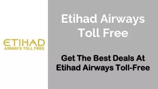 Etihad Airways Toll-Free