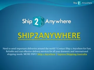 ship2anywhere