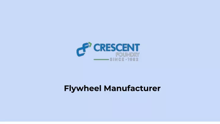 flywheel manufacturer
