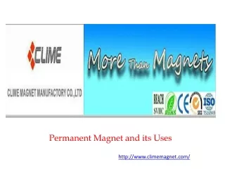 permanent magnet and its uses