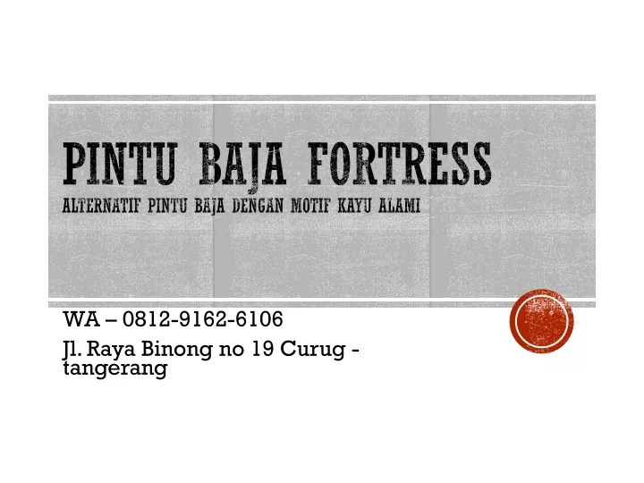 pintu baja fortress alternatif pintu baja dengan motif kayu alami