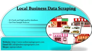 local business data scraping