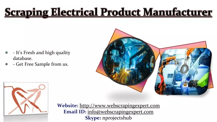 scraping electrical product manufacturer