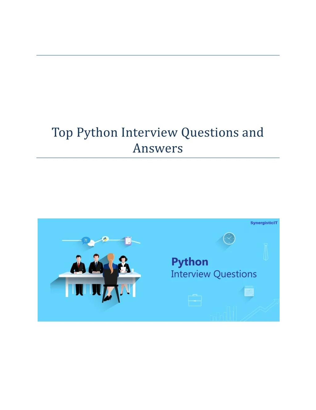PPT - Top Python Interview Questions and Answers PowerPoint ...