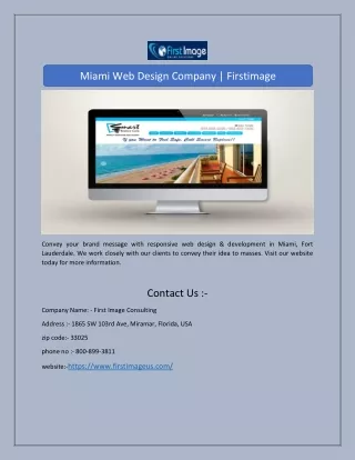 miami web design company firstimage