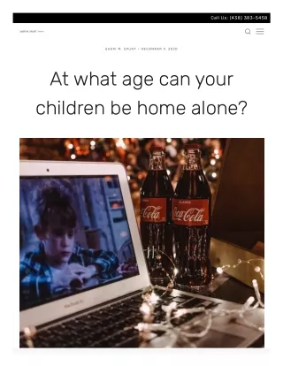 At what age can your children be home alone?