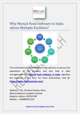 why mutual fund software in india allows multiple