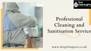 Get Sanitization Services From Deep Clean Pros