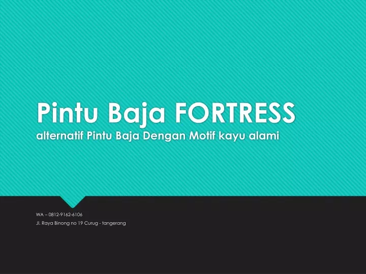 pintu baja fortress alternatif pintu baja dengan motif kayu alami