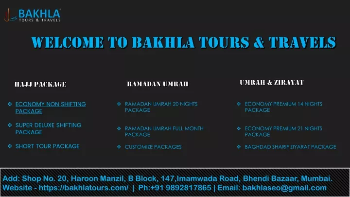 welcome to bakhla tours travels