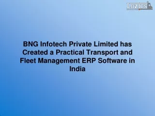 bng infotech private limited has created