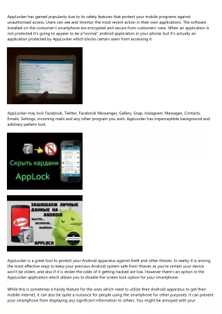 applocker has gained popularity due to its safety
