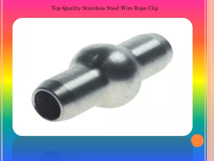 top quality stainless steel wire rope clip