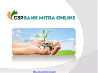 Bank Mitra CSP Banking Service Online
