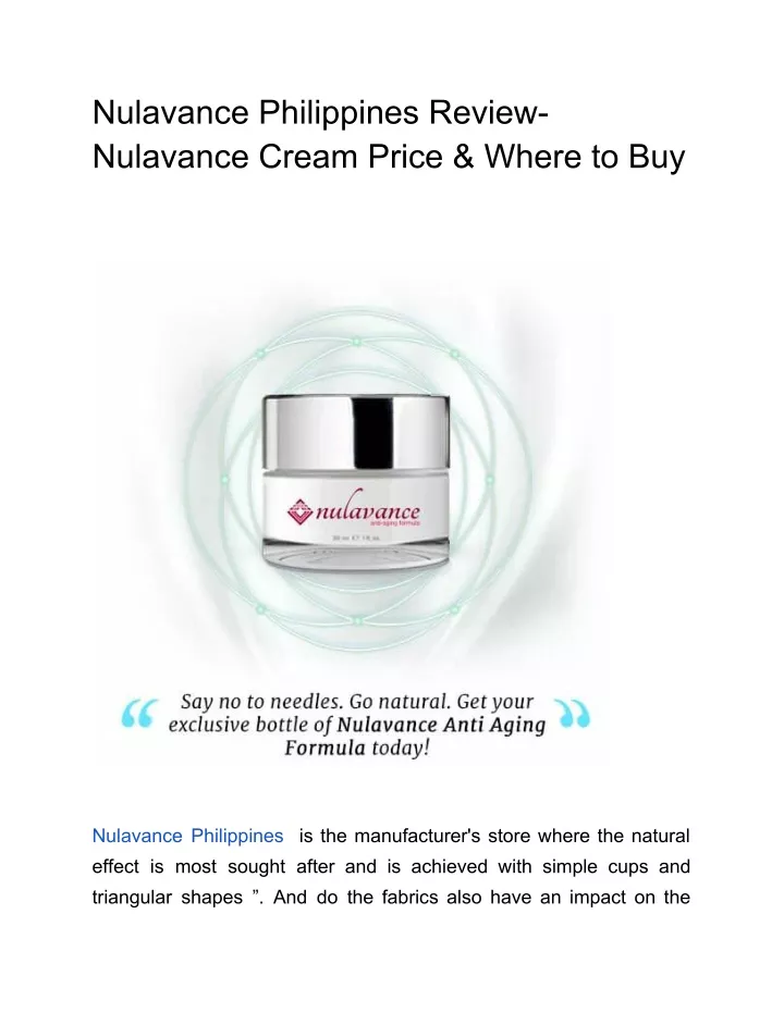 nulavance philippines review nulavance cream