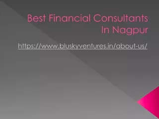 best financial consultants in Nagpur
