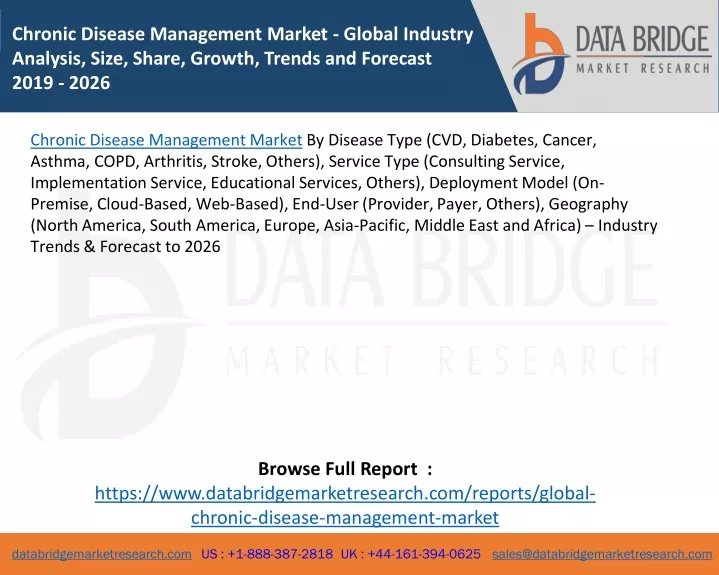 chronic disease management market global industry