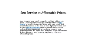 seo service at affordable prices