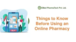 things to know before using an online pharmacy