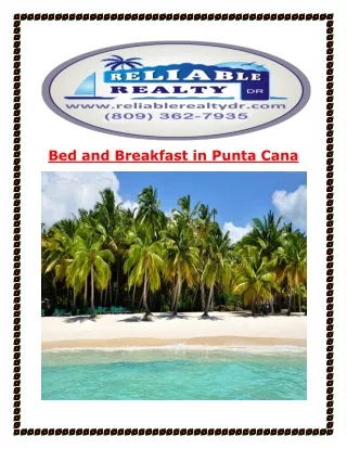 Bed and Breakfast in Punta Cana