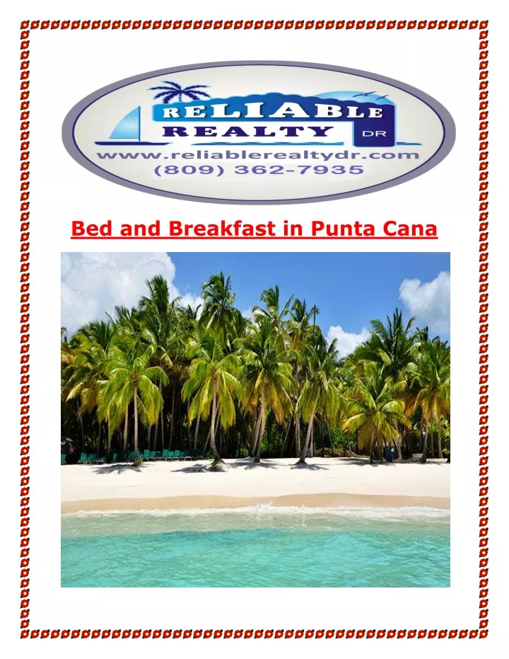 bed and breakfast in punta cana
