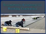 Elastomeric Commercial Roofing Contractor
