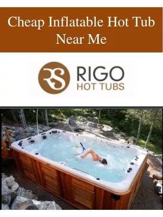 cheap inflatable hot tub near me