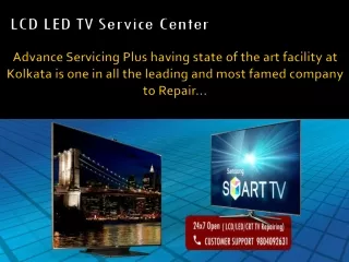 Reliable LCD, LED TV Service centre in Kolkata