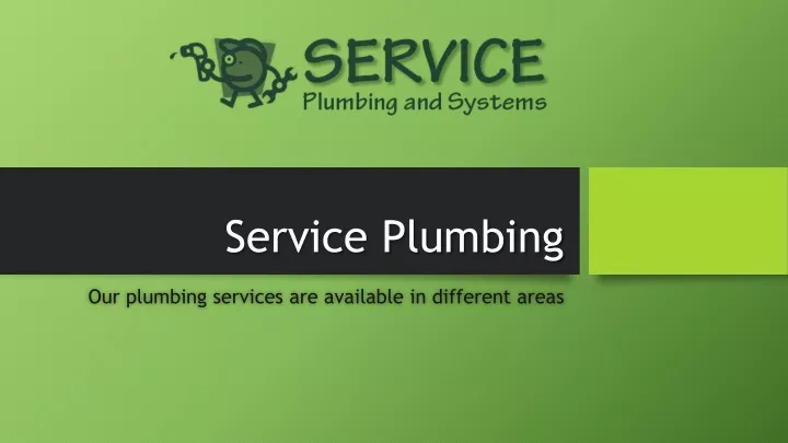 service plumbing