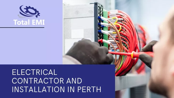 electrical contractor and installation in perth