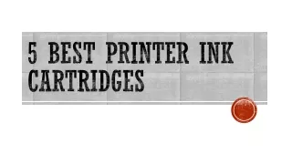 5 cheap printer ink cartridges