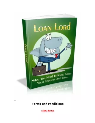 The Loan Lord!