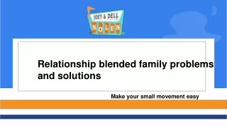 Relationship blended family problems and solutions