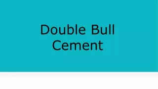 double bull cement
