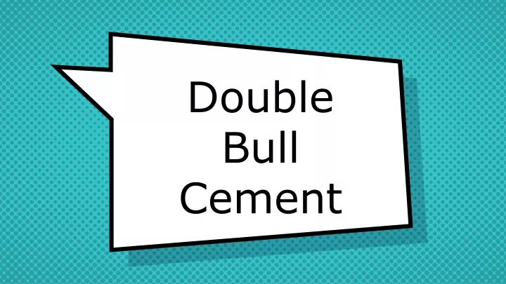 double bull cement