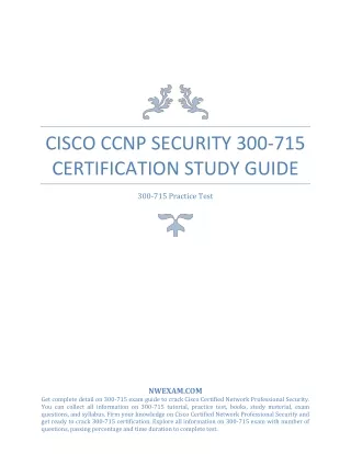 cisco ccnp security 300 715 certification study