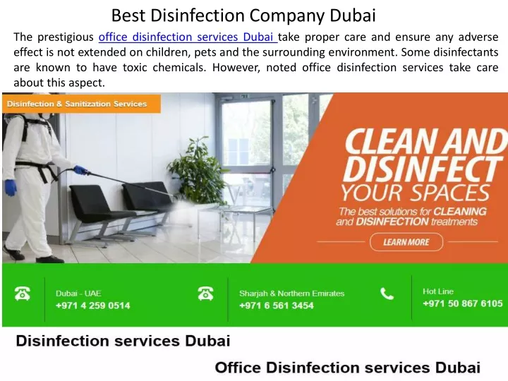 best disinfection company dubai the prestigious