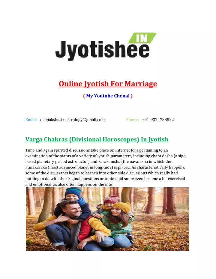 online jyotish for marriage
