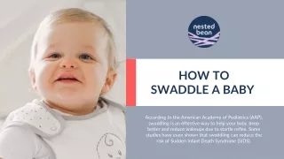 how to swaddle a baby