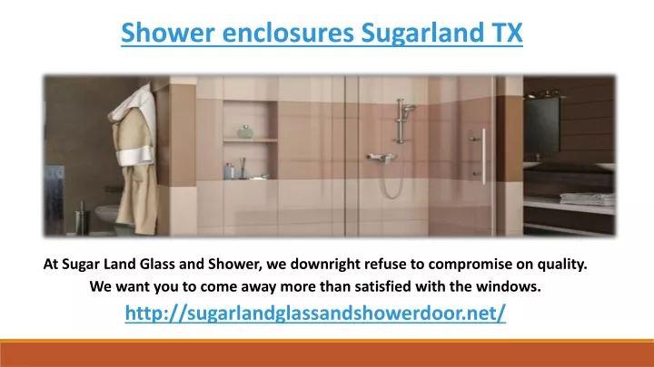 shower enclosures sugarland tx