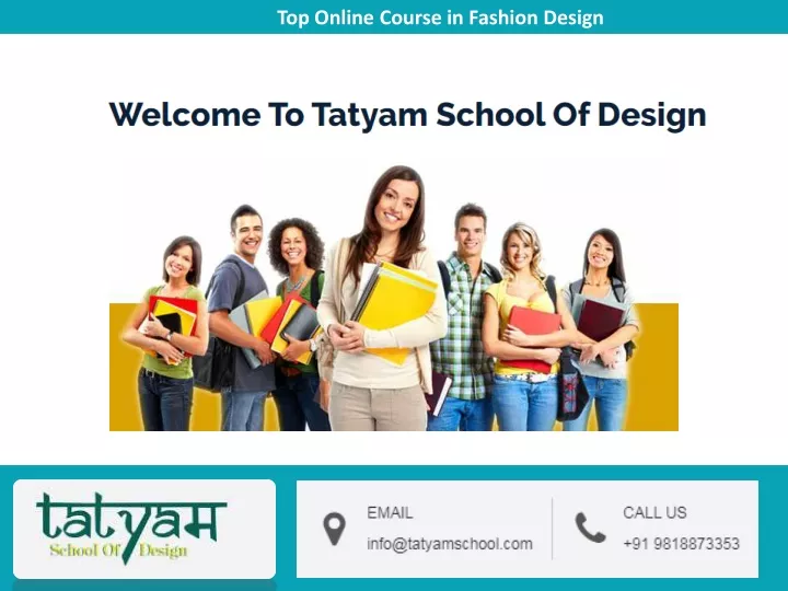 top online course in fashion design
