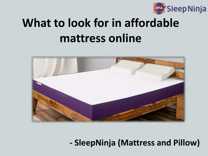 what to look for in affordable mattress online