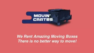 Moving Boxes Dallas TX - Movin' Crates