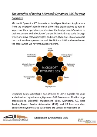 Microsoft Dynamics 365 Partners